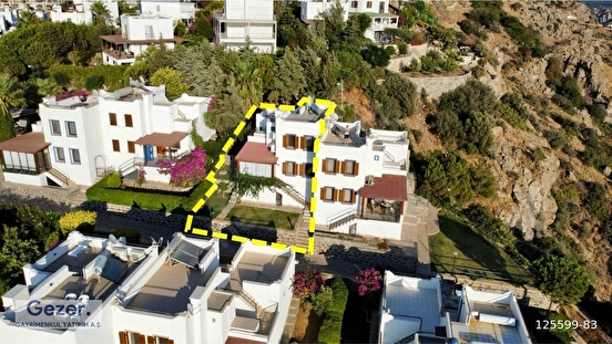 Bodrum Dirmil’de Deniz Manzaralı 3+1 Yazlık ilan görseli
